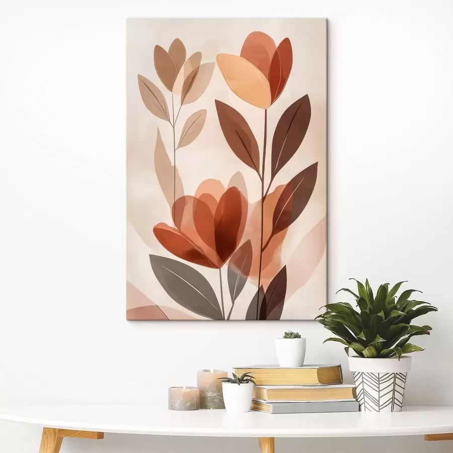 Fototapete Boho-Blumen s48713