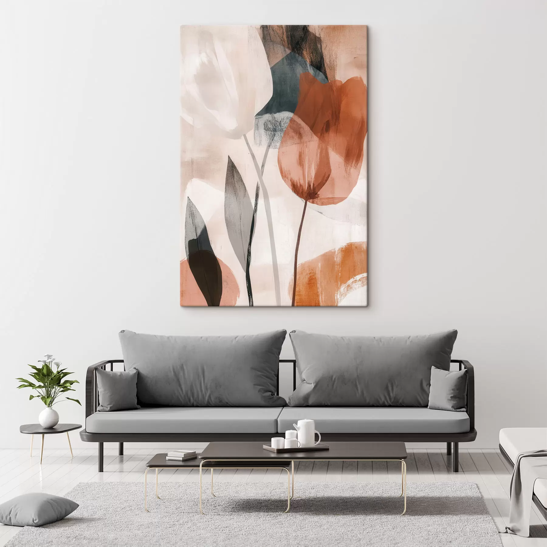 Fototapete Abstrakte Blumen s48715