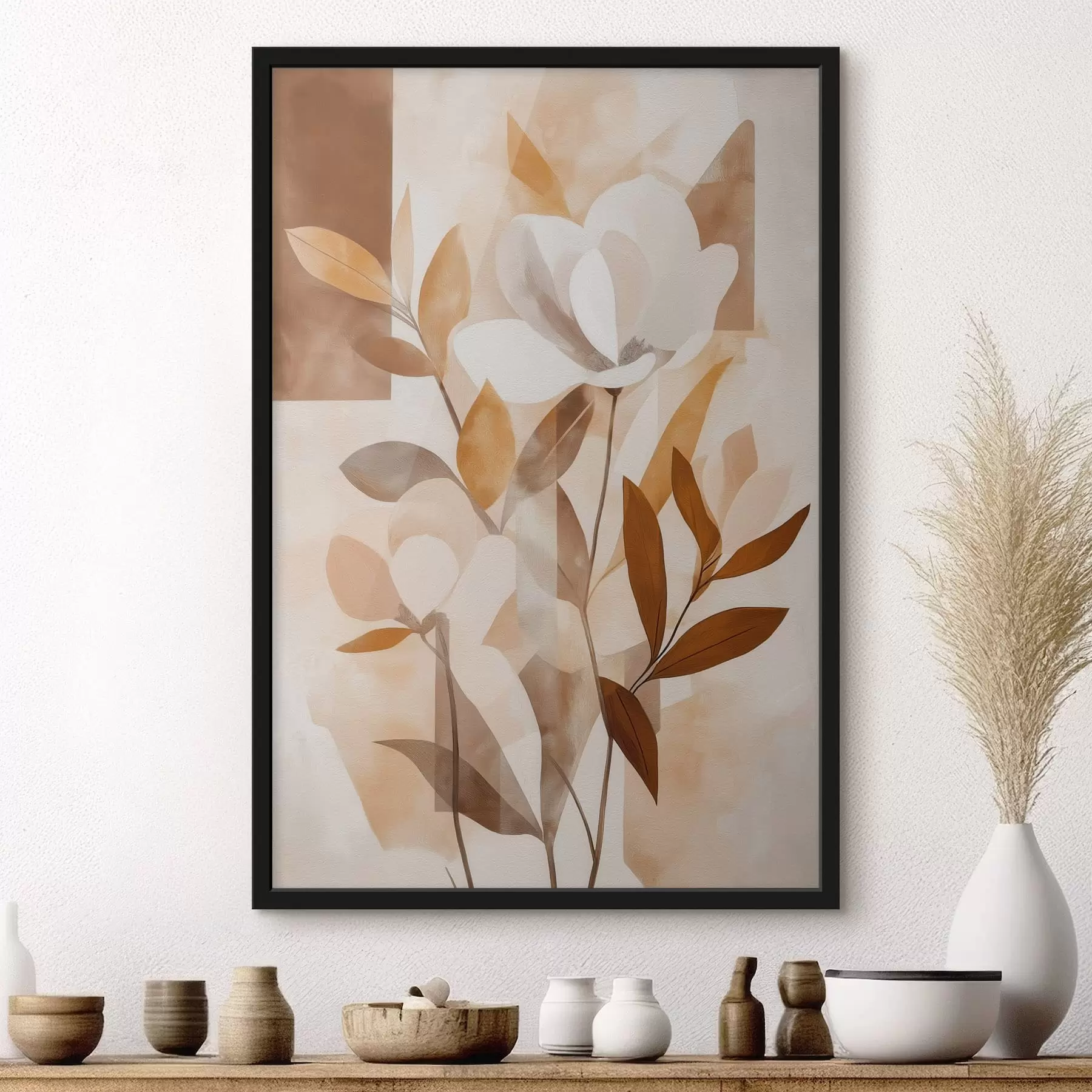 Fototapete Boho-Blumen f48710