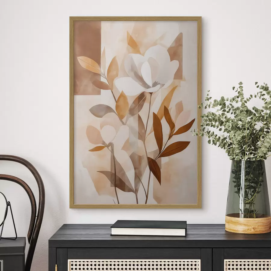 Fototapete Boho-Blumen f48710