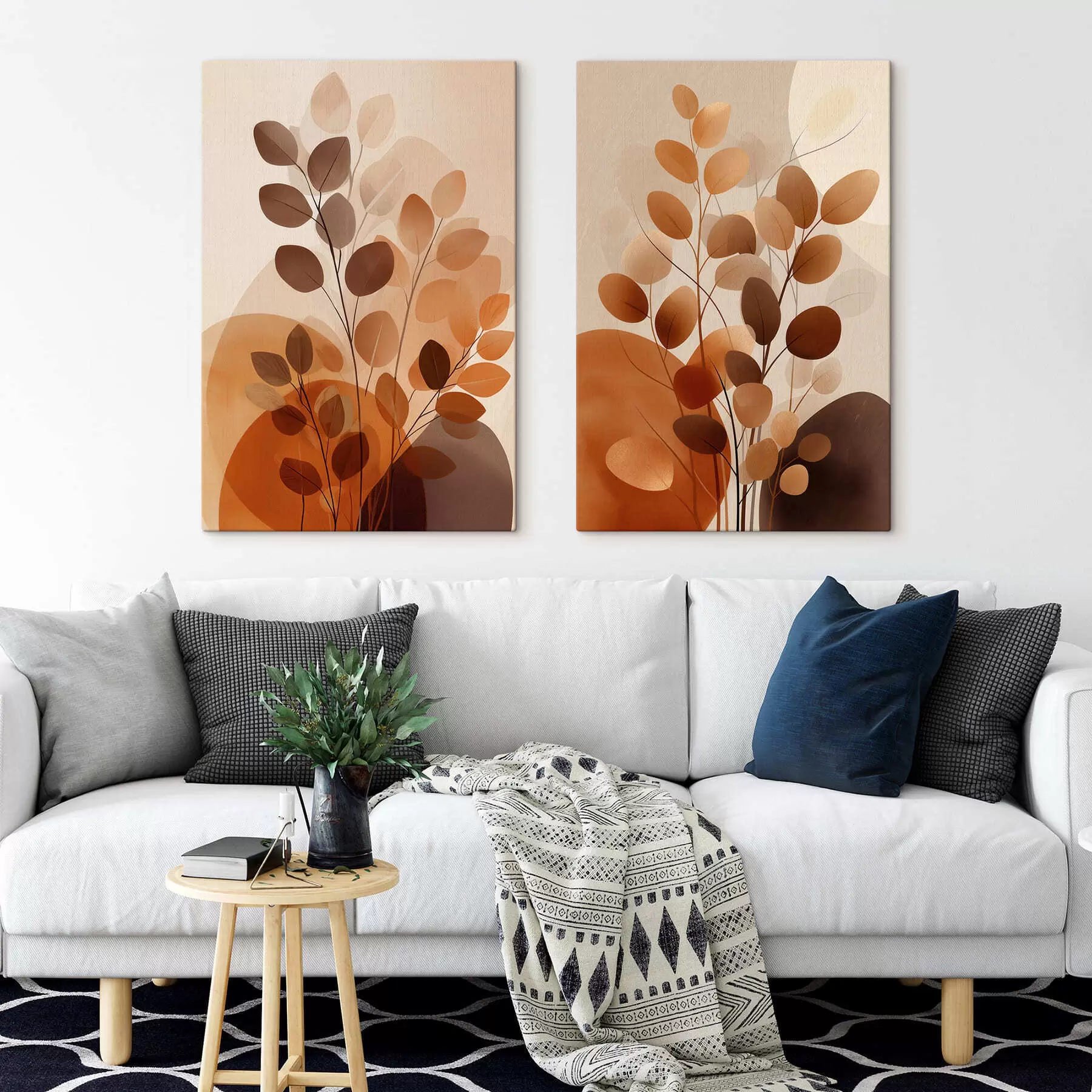 Fototapete Boho-Blumen m30306