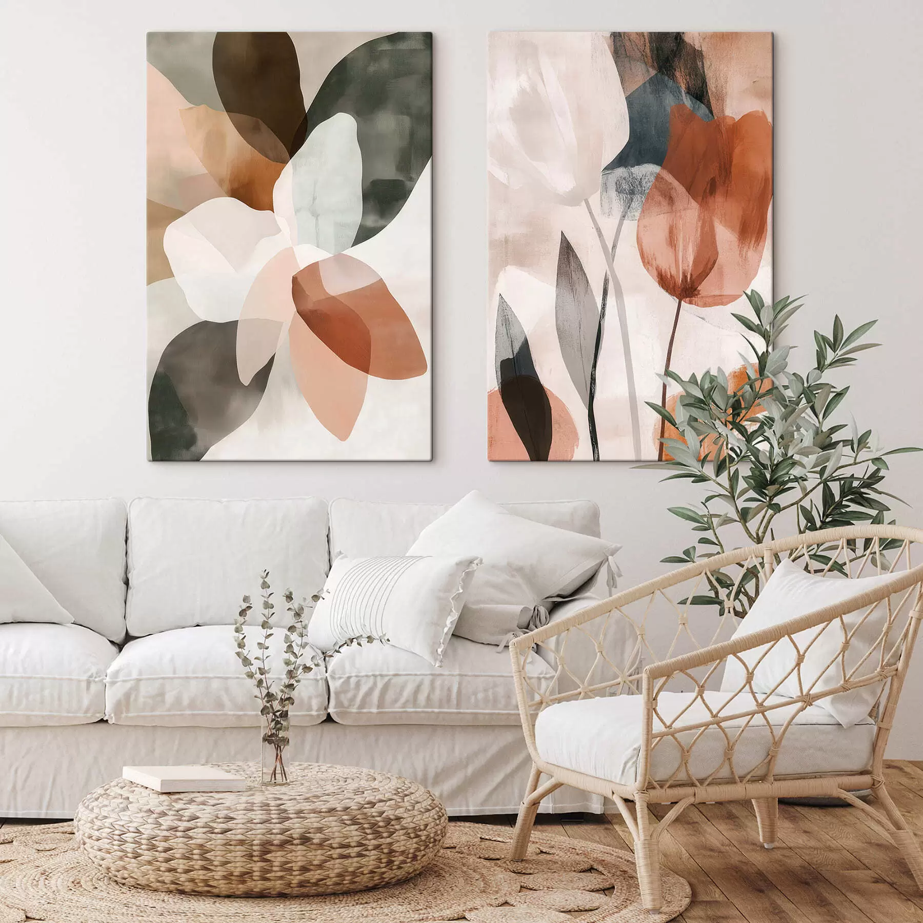 Fototapete Abstrakte Blumen m30309