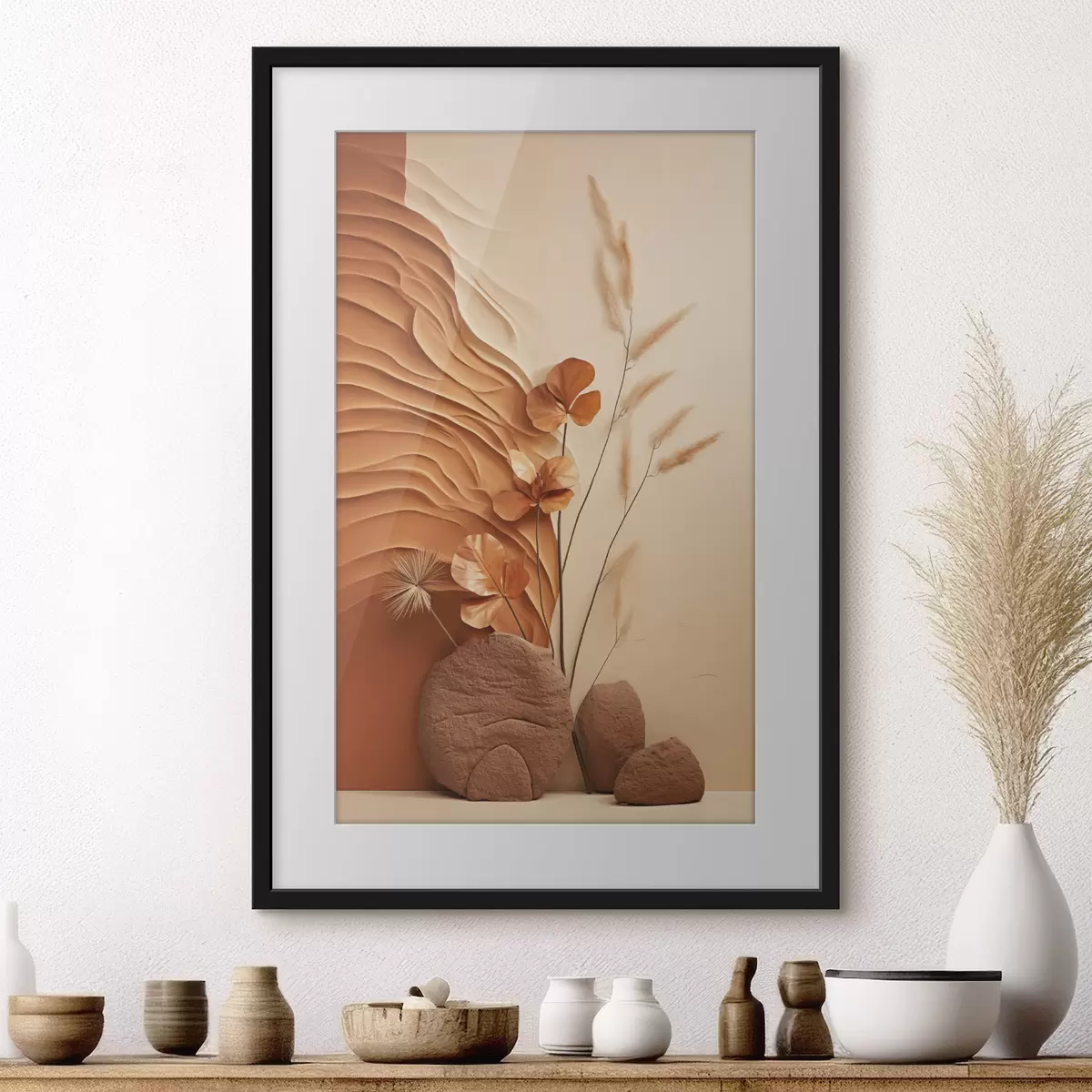 Poster Blätter und Schönheit f48739