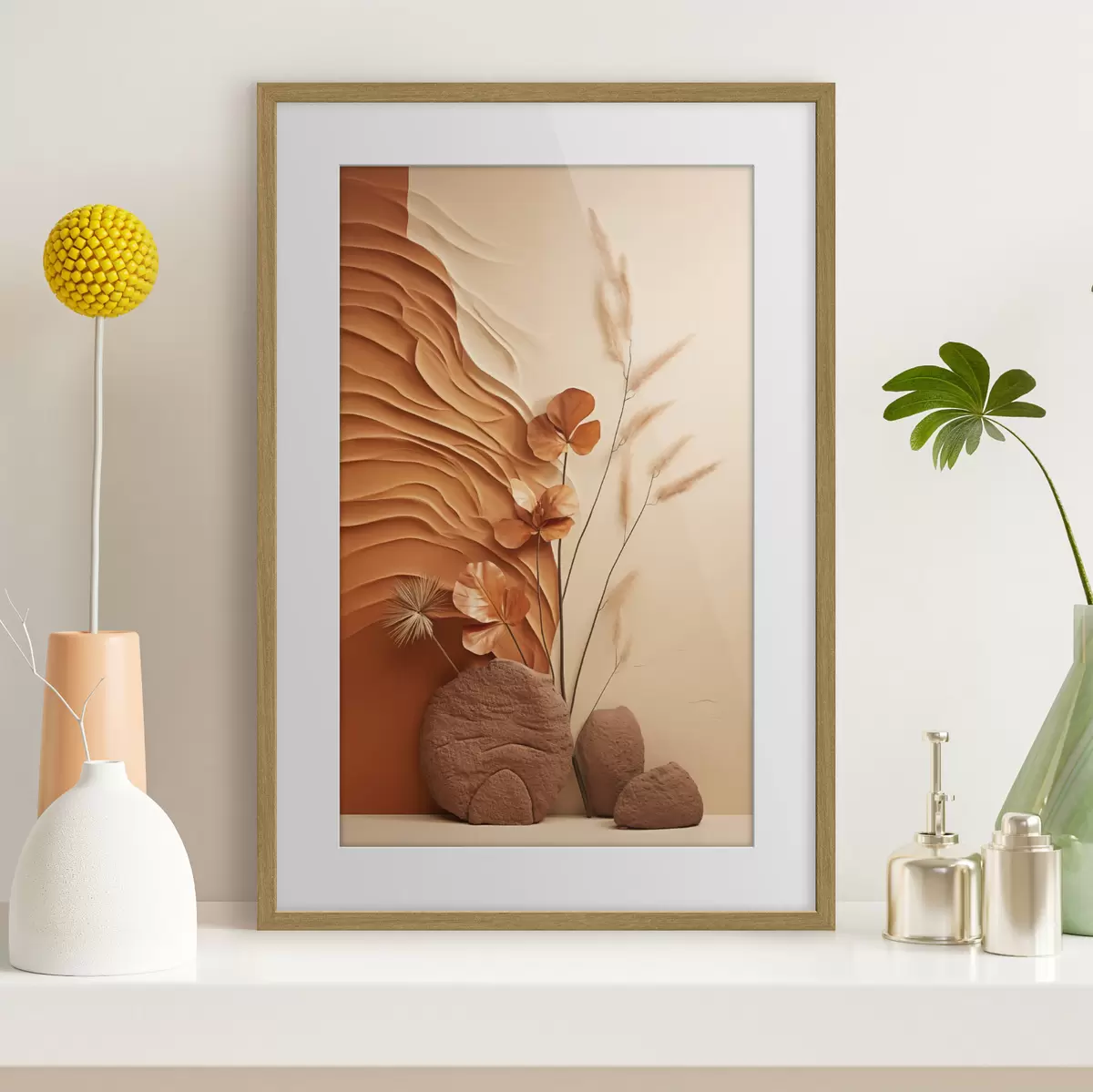 Poster Blätter und Schönheit f48739