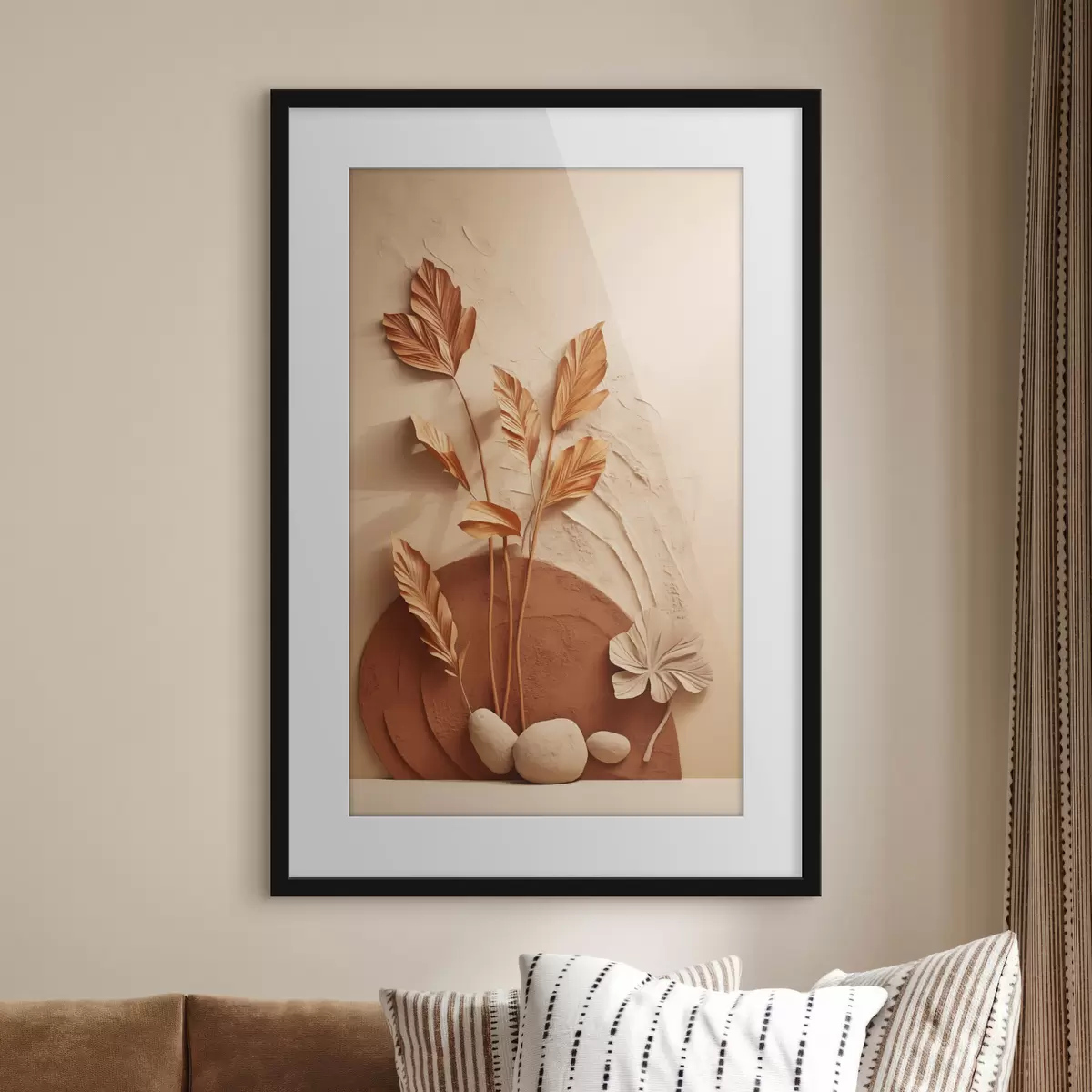 Poster Blätter und Ewigkeit f48740