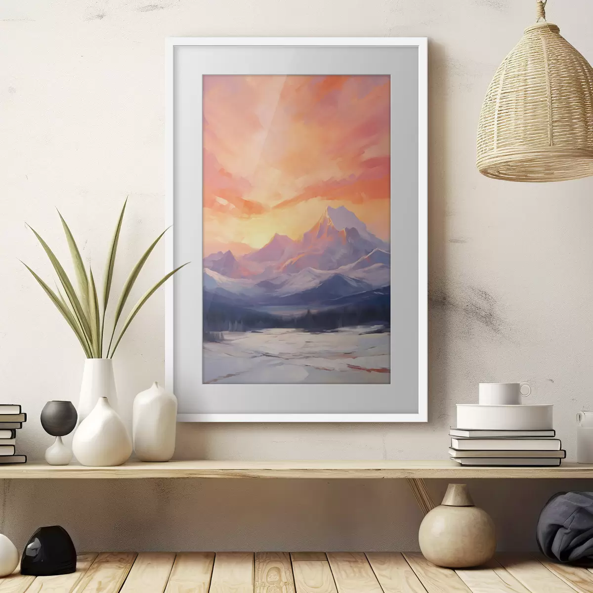 Poster Berge und Hoffnung f48741