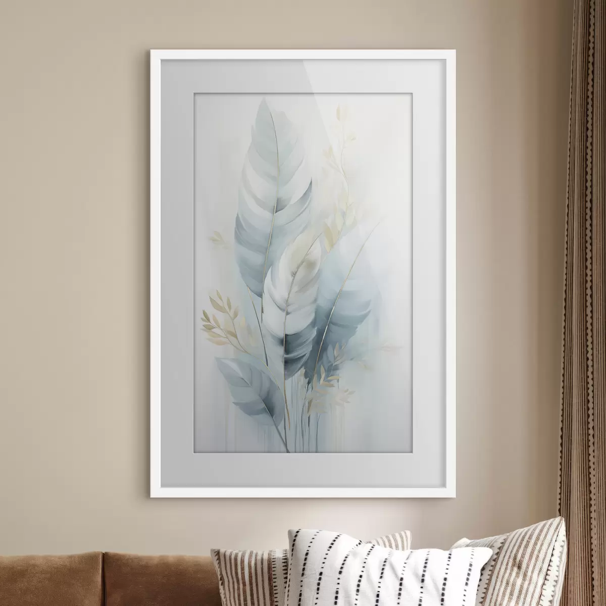 Poster Federn und Zartheit f48749