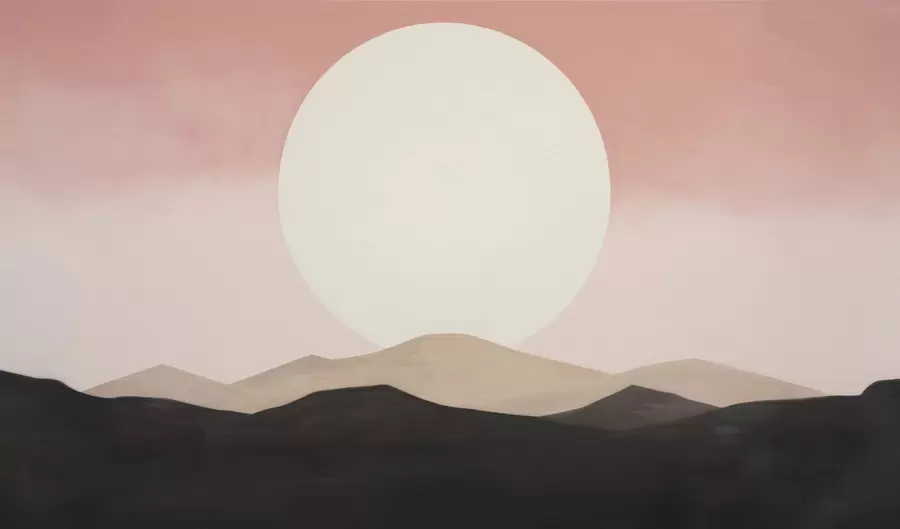 Fototapete Stiller Sonnenuntergang w05285