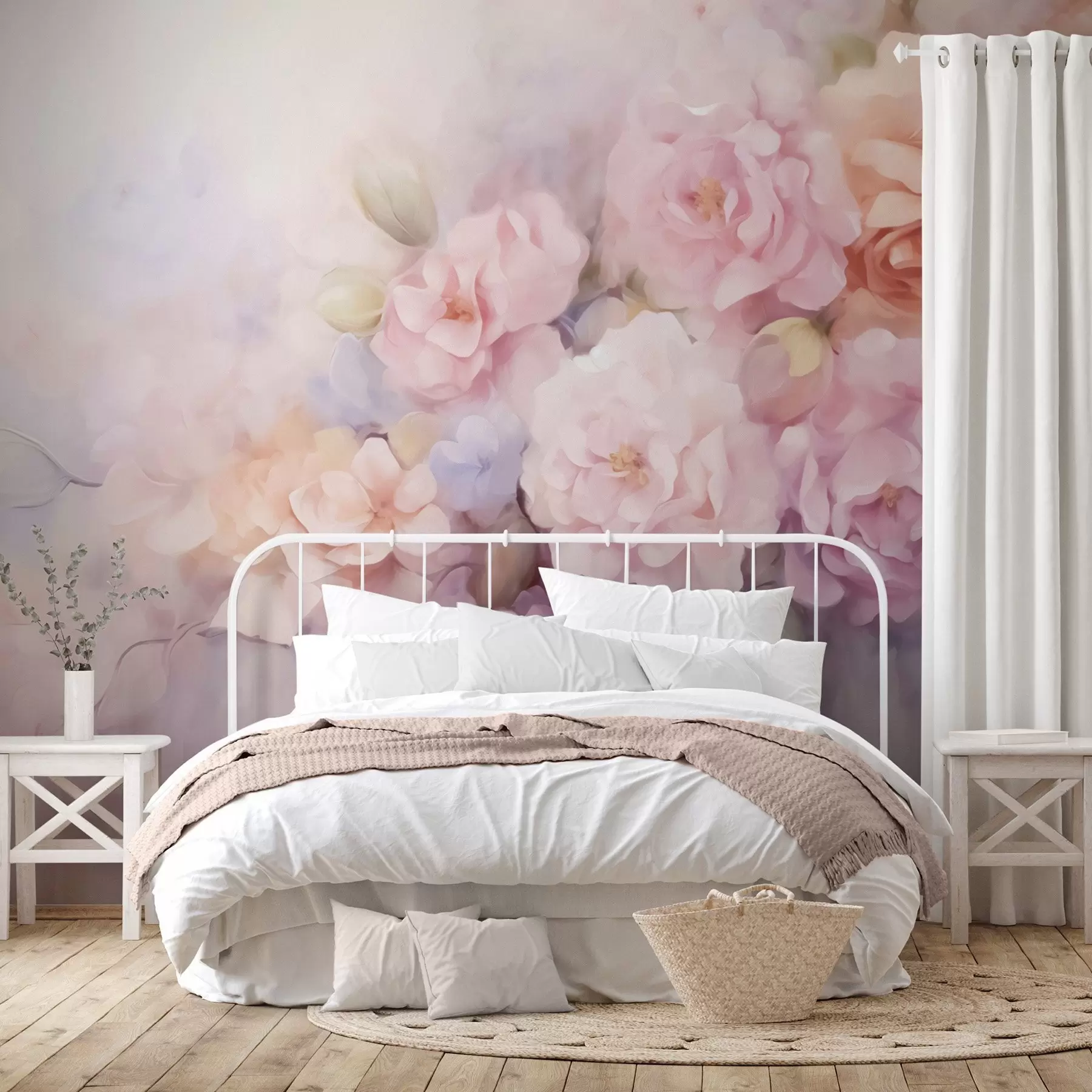 Fototapete Zarte Blumen w09599