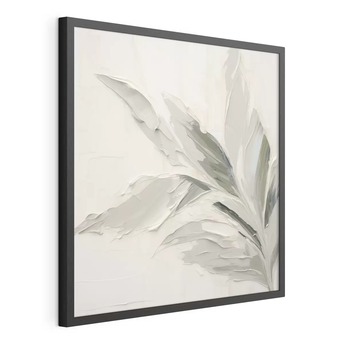 Poster Abstrakte Malerei, die Vegetation imitiert f48771