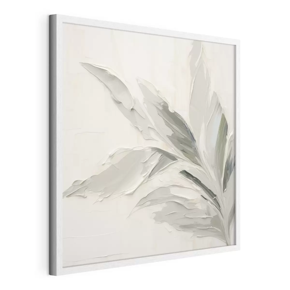 Poster Abstrakte Malerei, die Vegetation imitiert f48771