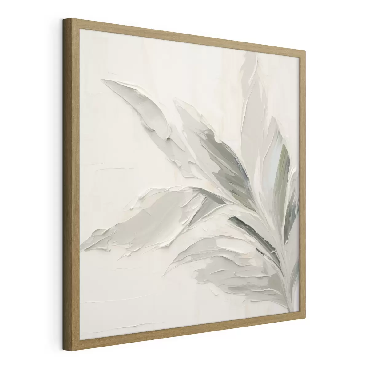 Poster Abstrakte Malerei, die Vegetation imitiert f48771
