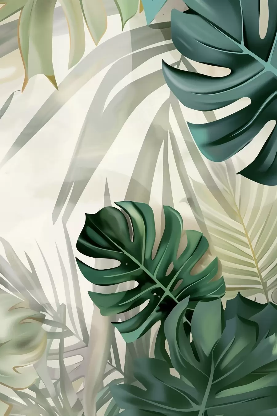 Fototapete Tiefes Grün s48909