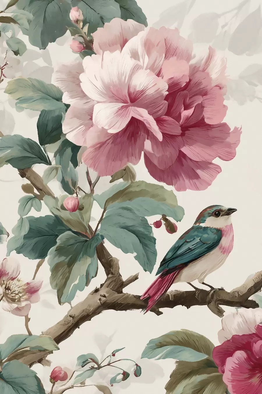 Fototapete Rosa Akzent s48914