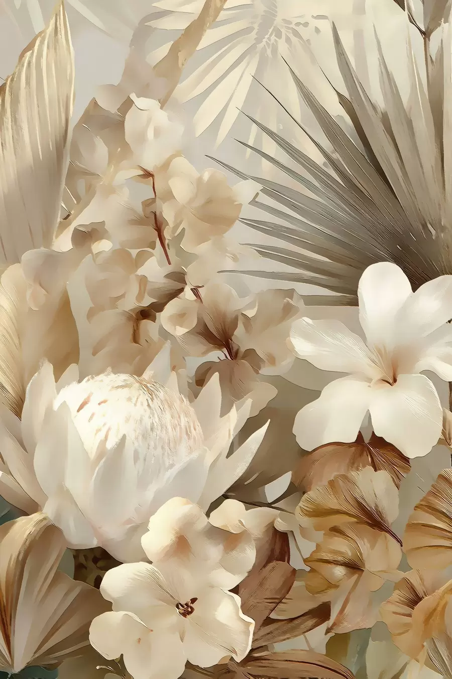 Fototapete Licht in Blumen s48917