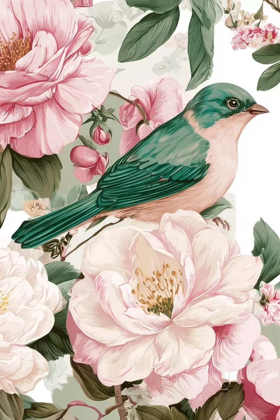 Fototapete Blühender Traumgarten s48918