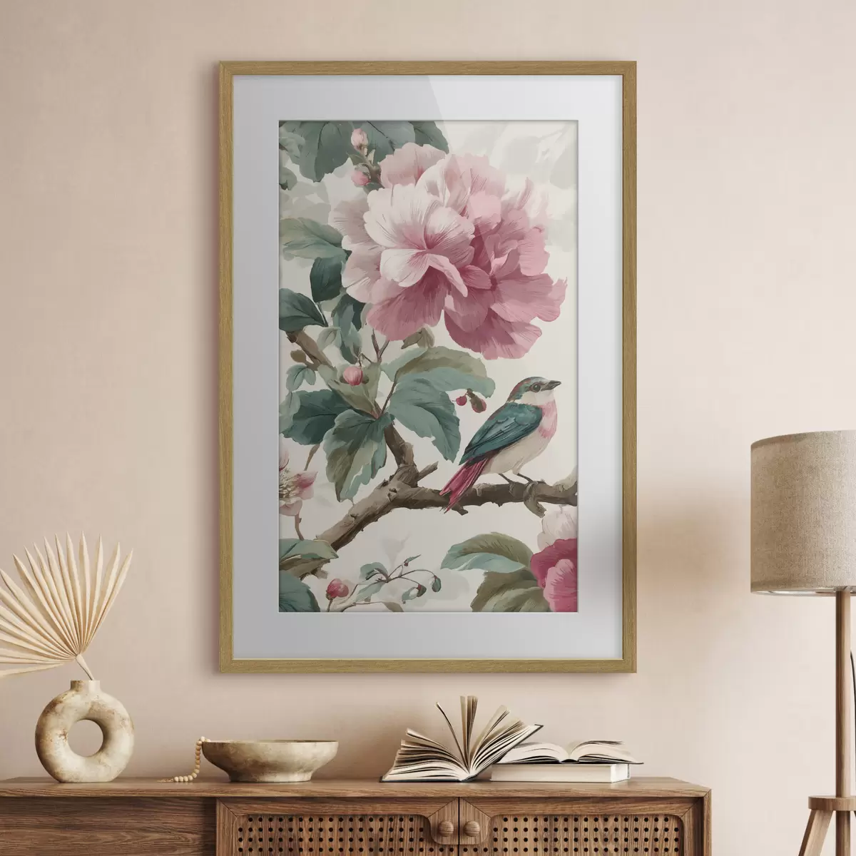 Poster Rosa Akzent f48914