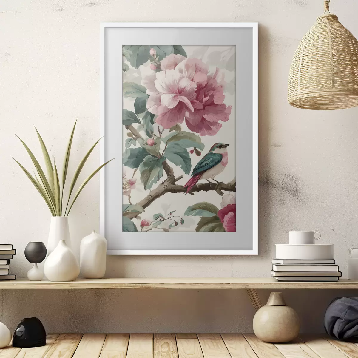 Poster Rosa Akzent f48914