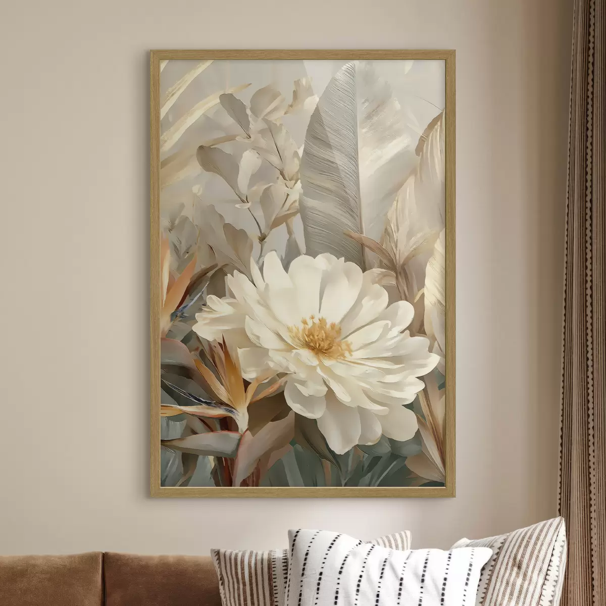 Poster Die Zartheit der Pfingstrosen f48916