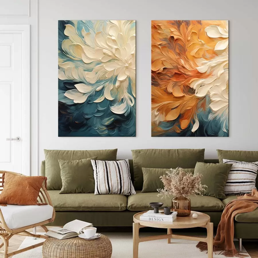 Fototapete Abstraktion, Imitation von Ölfarbe m30378