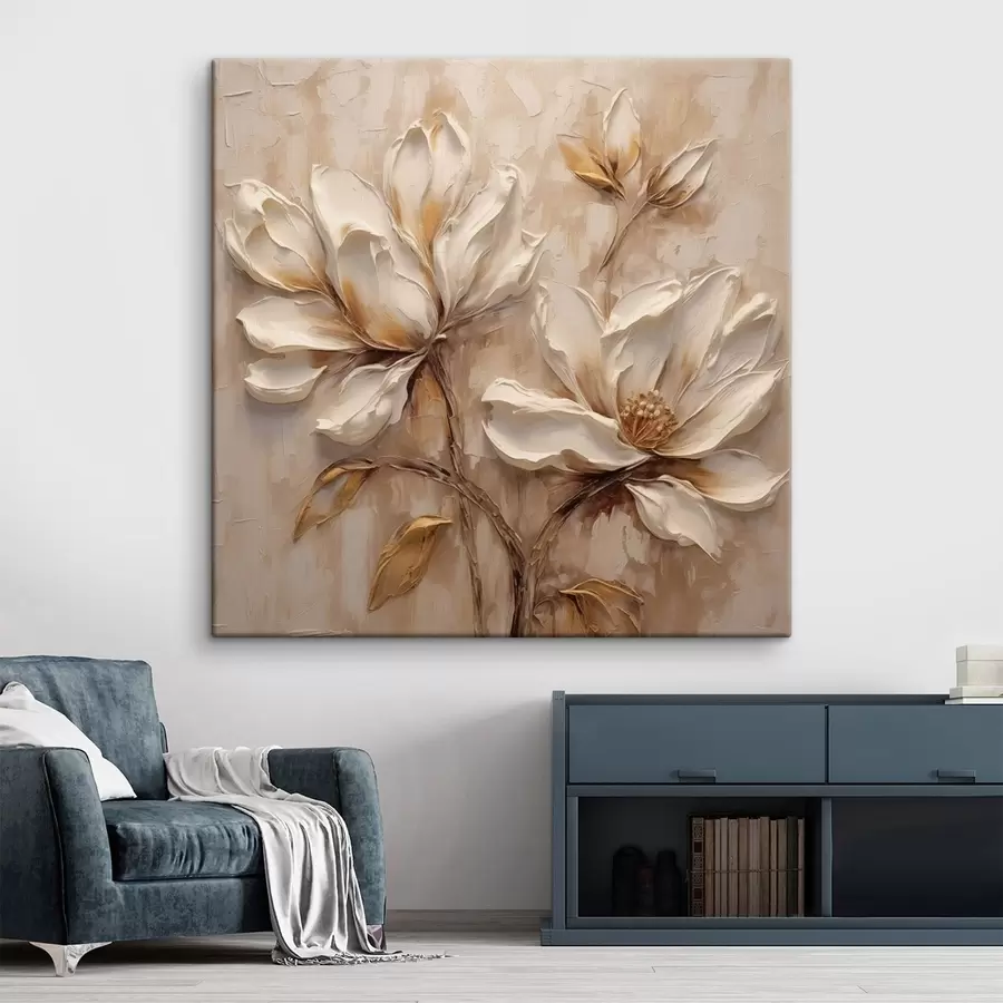 Fototapete Vintage Blumen s48931