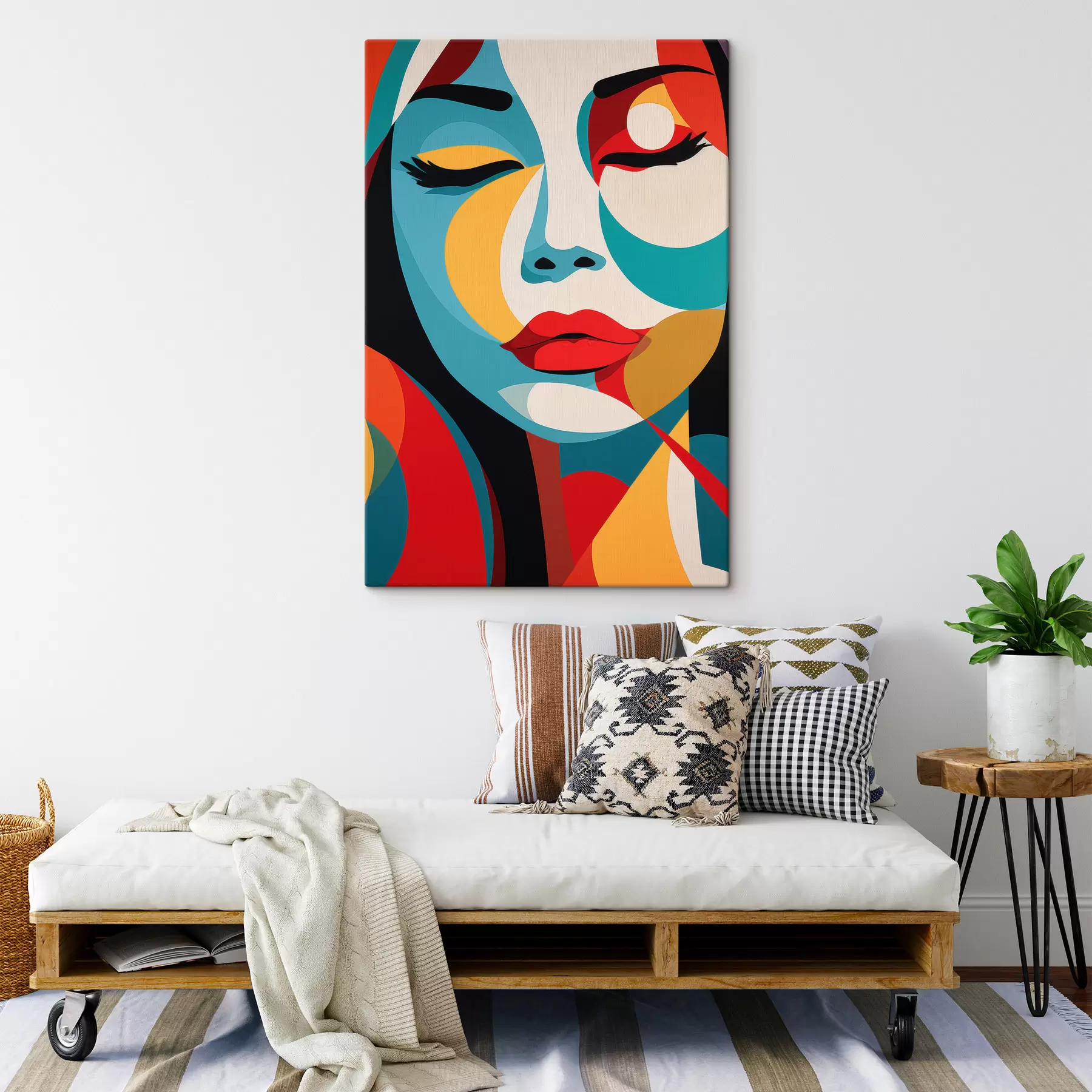 Fototapete Abstraktes Porträt s48948