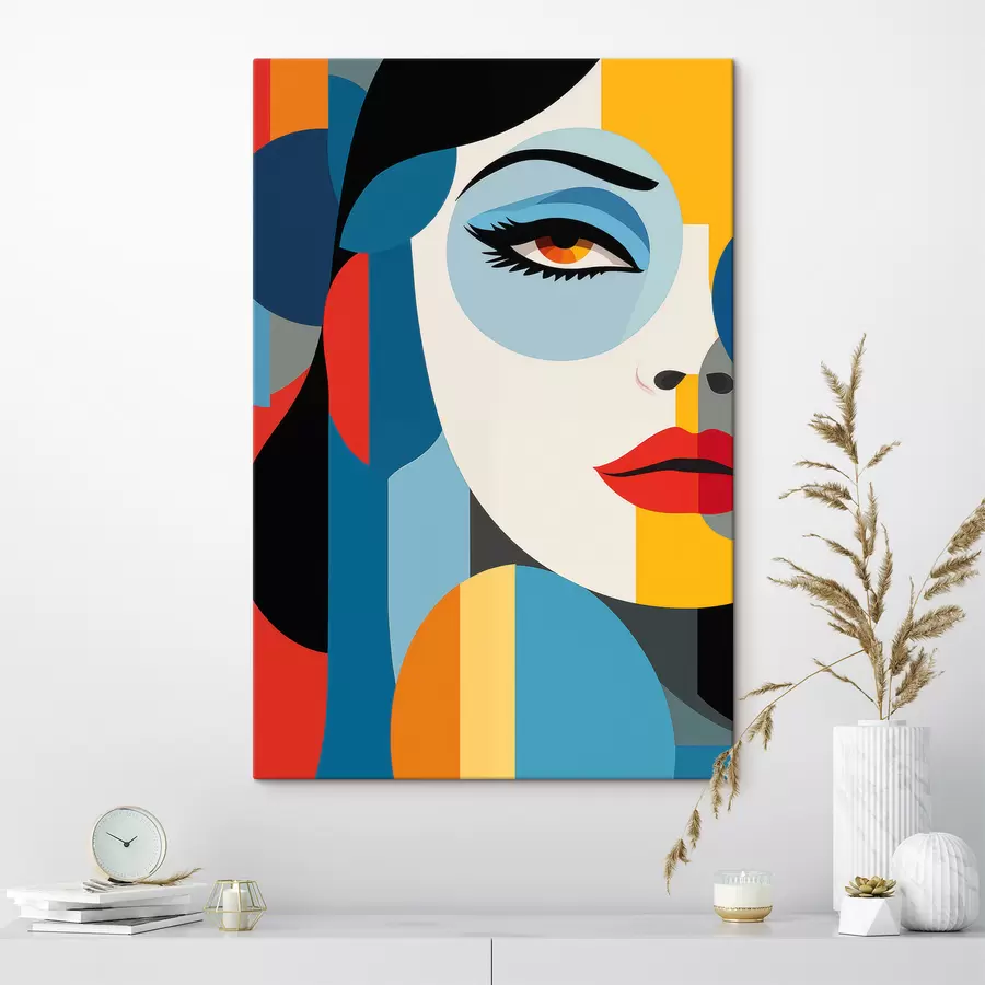 Fototapete Abstraktes Porträt s48949