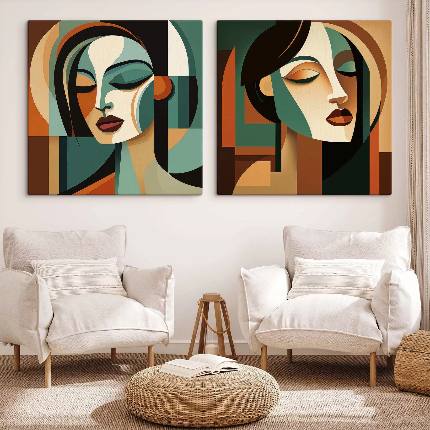 Fototapete Abstrakte Porträts m30403