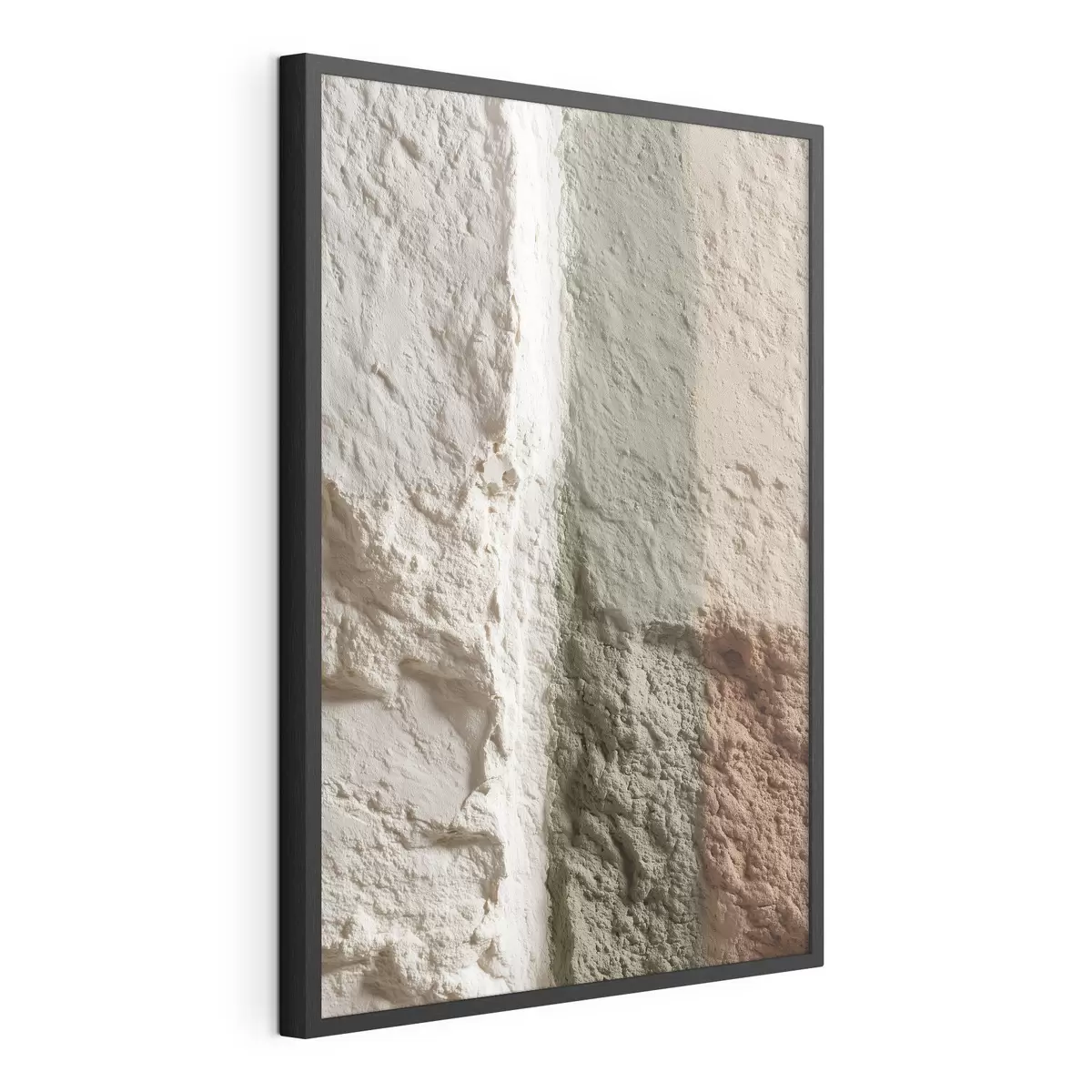 Poster Minimalismus – vertikale Streifen auf strukturierter Oberfläche f48800