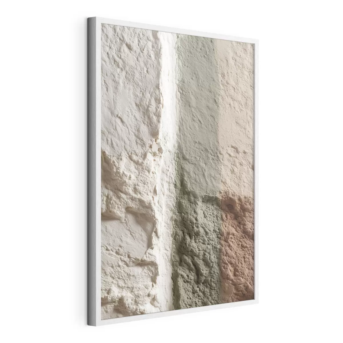 Poster Minimalismus – vertikale Streifen auf strukturierter Oberfläche f48800