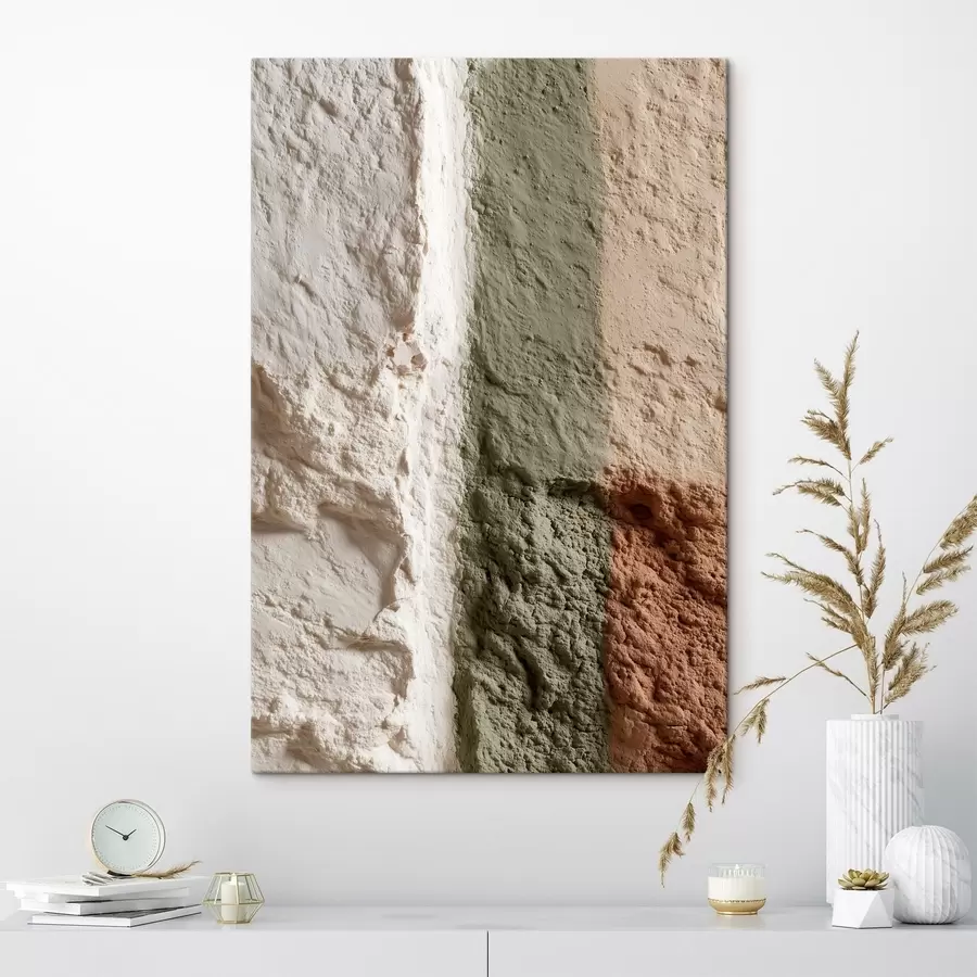 Fototapete Minimalismus – vertikale Streifen auf strukturierter Oberfläche s48800