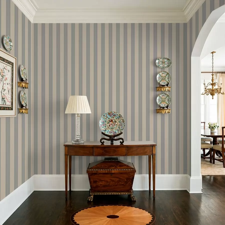 Fototapete Graue und beige vertikale Streifen a01181