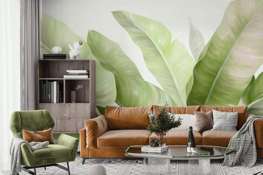 Fototapete Große Bananenblätter w05499