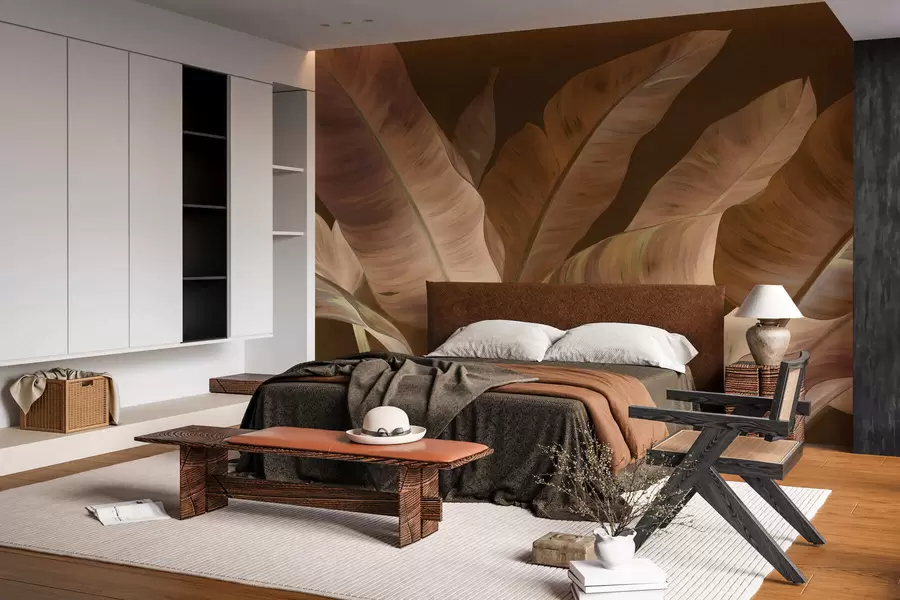 Fototapete Große Bananenblätter w05499v2