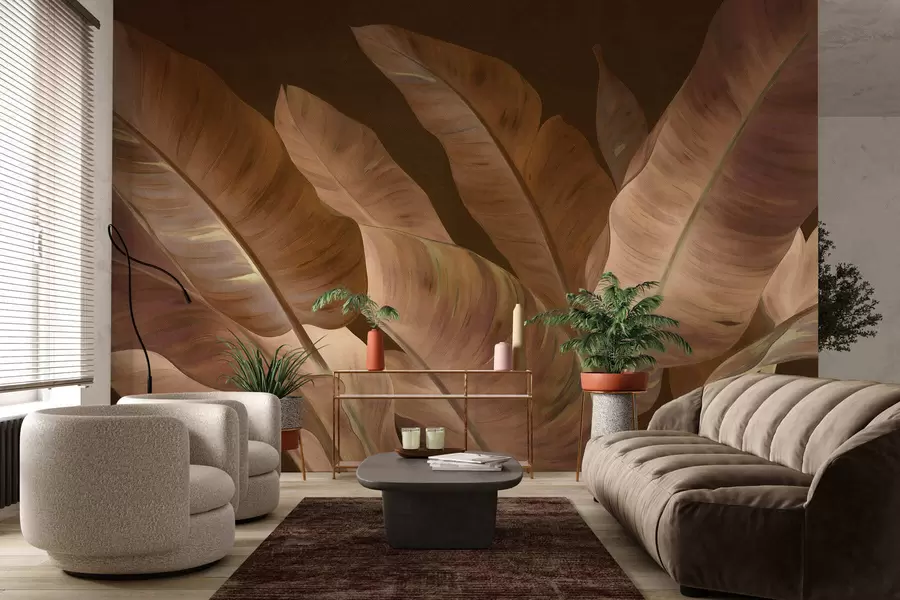 Fototapete Große Bananenblätter w05499v2