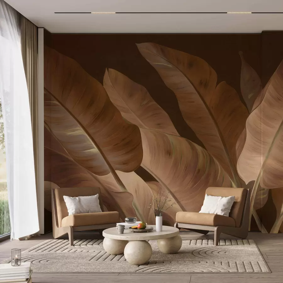 Fototapete Große Bananenblätter w05499v2