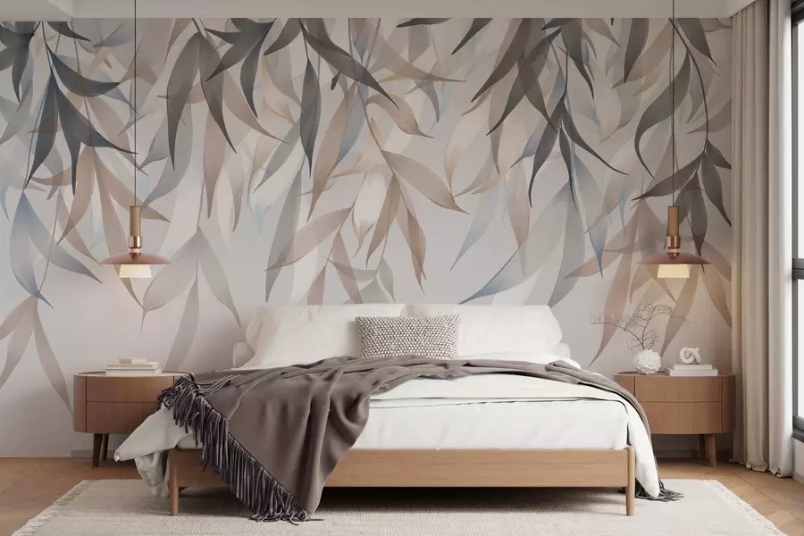 Fototapete Herabhängende lange Blätter w05523