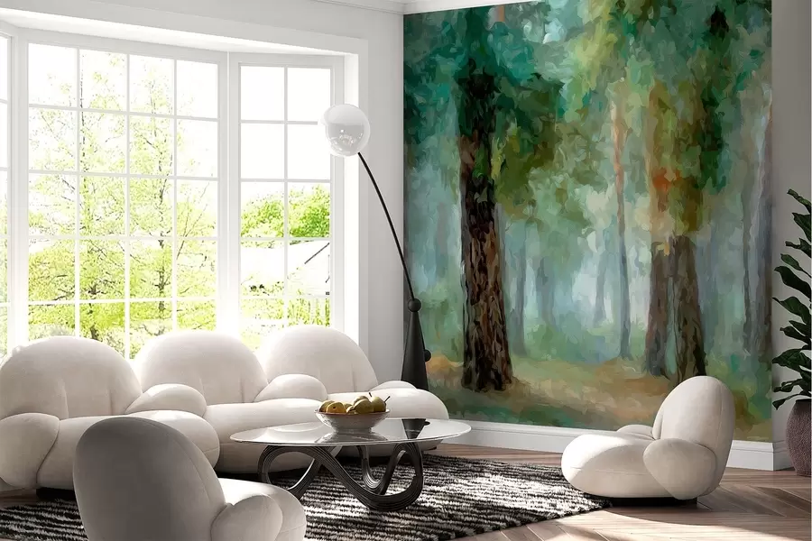 Fototapete Laubwald w05508