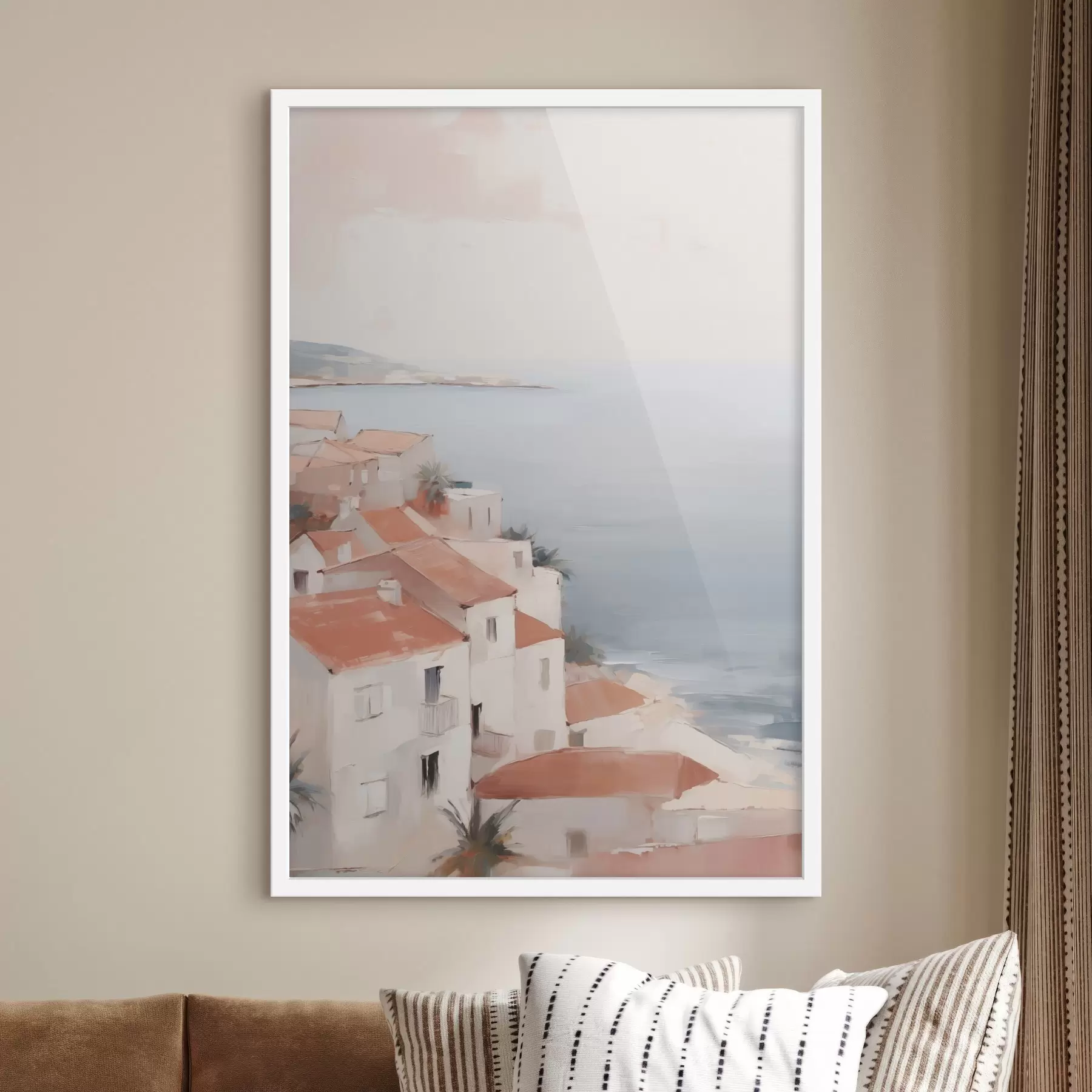 Fototapete Stadtbild am Meer f48974