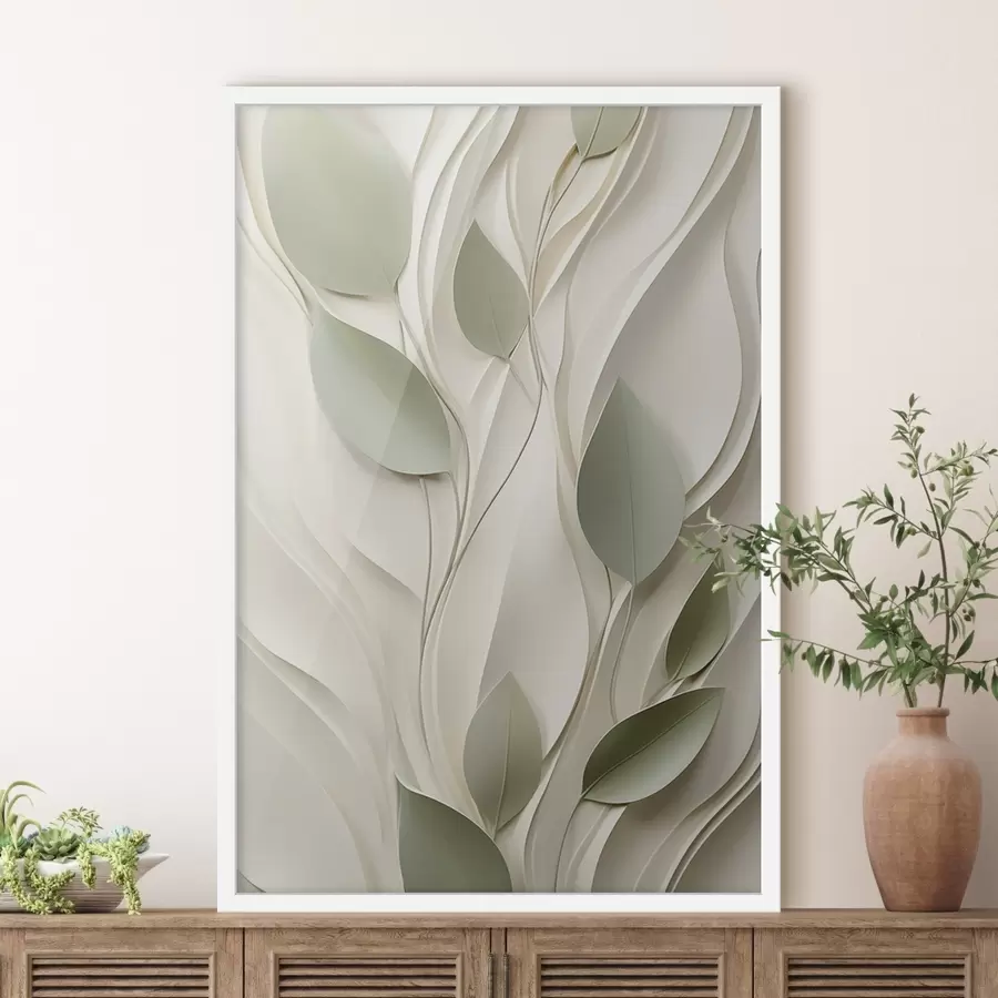 Fototapete Abstrakte Pflanzenkomposition f48985