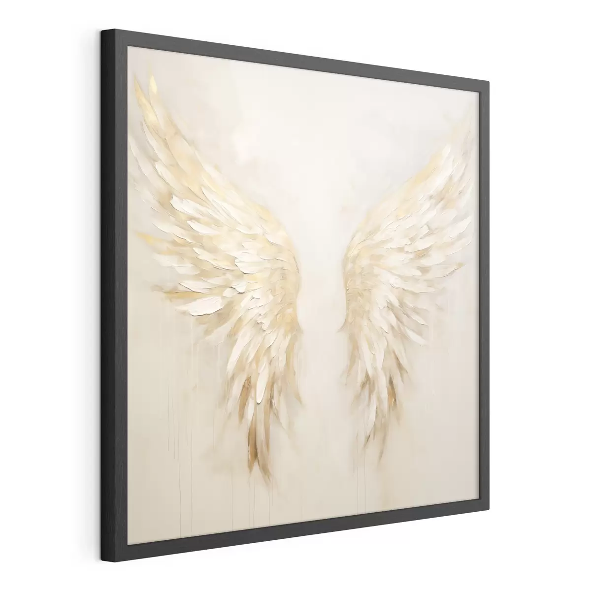 Poster Flügel in warmem Licht f48988