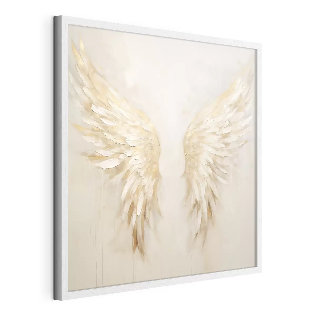 Poster Flügel in warmem Licht f48988