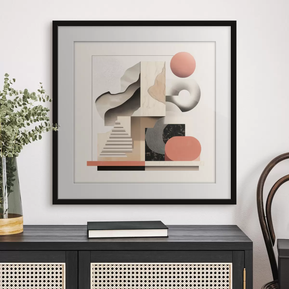 Poster Geometrie und Leichtigkeit f48842
