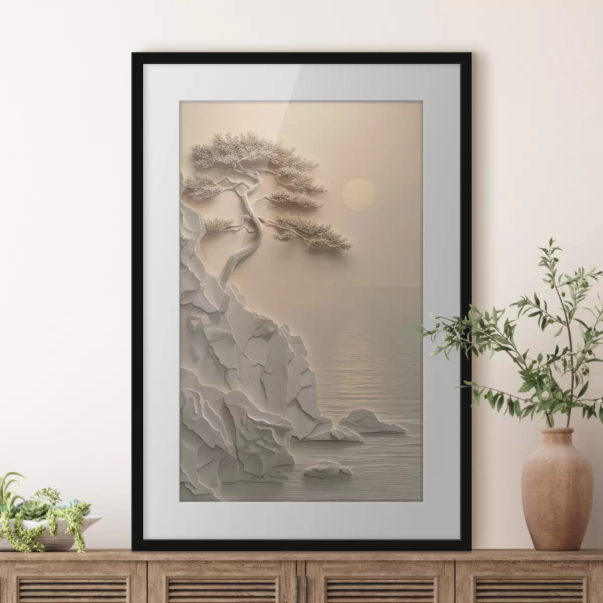 Poster Wurzeln am Horizont f49001