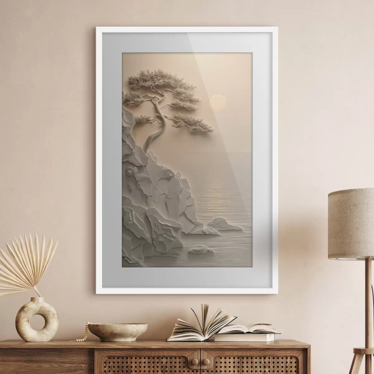 Poster Wurzeln am Horizont f49001