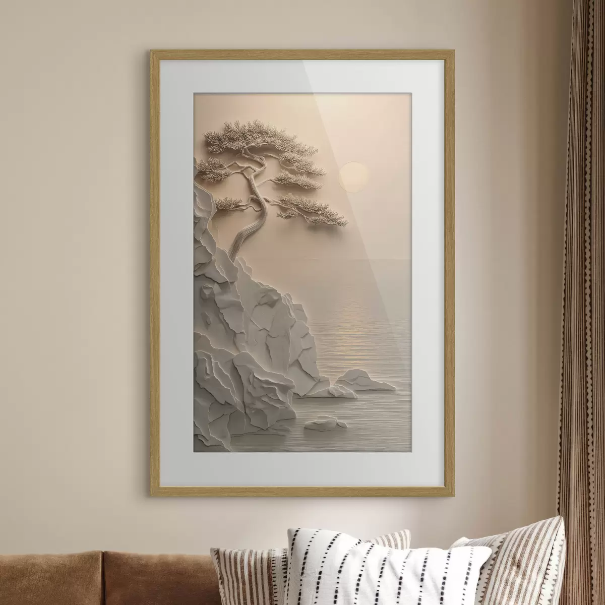 Poster Wurzeln am Horizont f49001