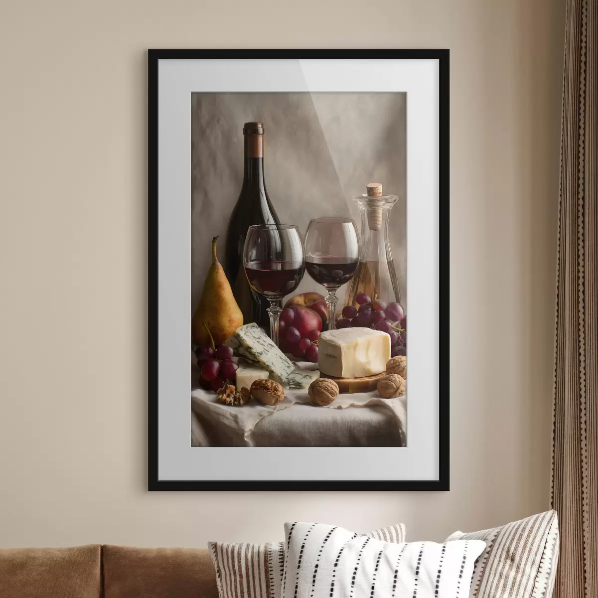 Poster Wein und Leichtigkeit f49002