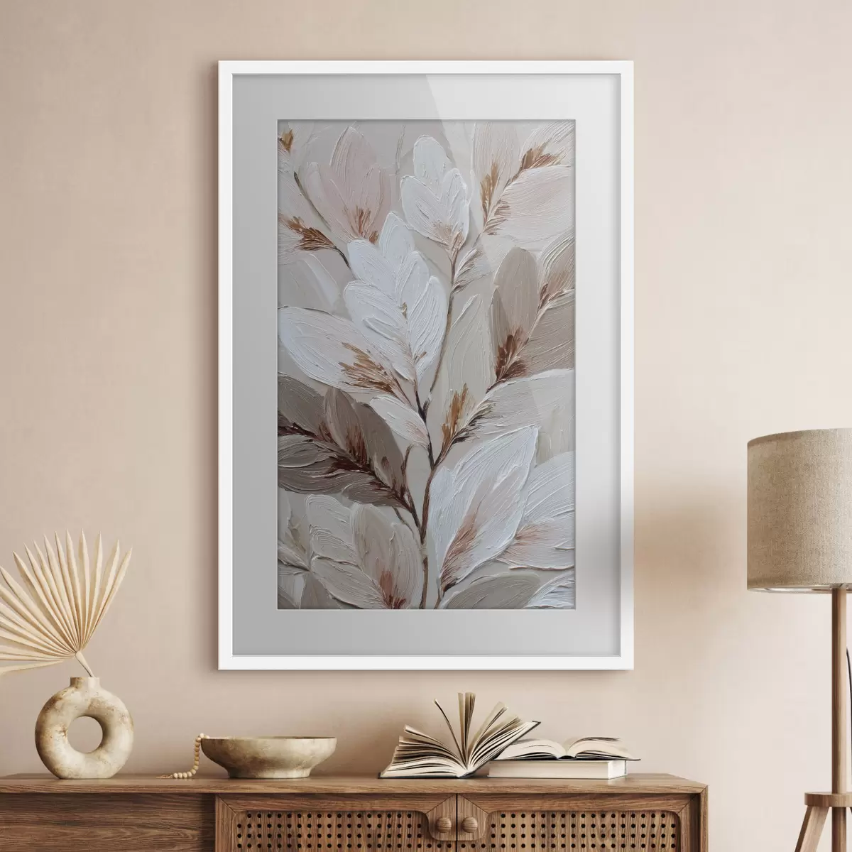 Poster Blatt und Zweig f49011