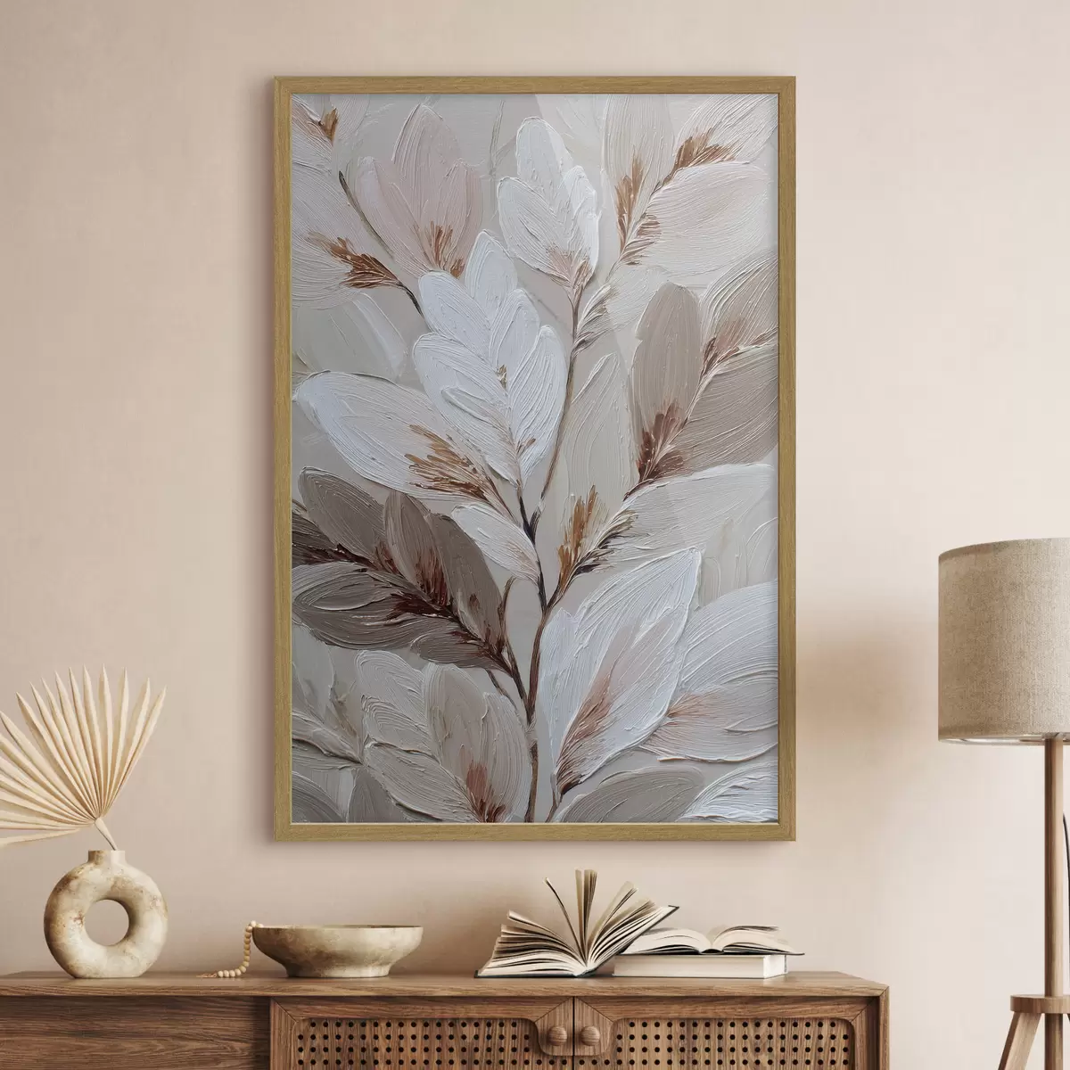 Poster Blatt und Zweig f49011