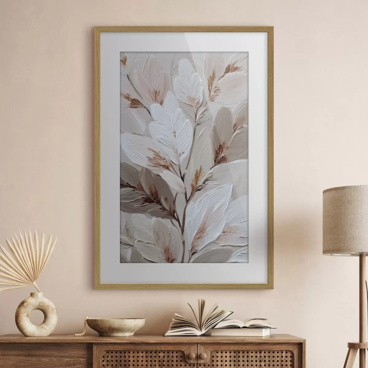 Poster Blatt und Zweig f49011